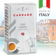 Кофе Carraro Arabika 100% молотый 250 г.м/у