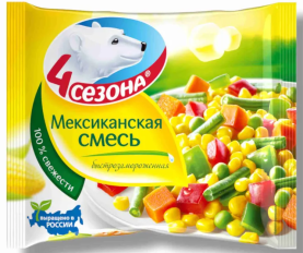 Овощная смесь Мексиканская 400г 4 Сезона