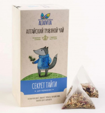 Чай Алтайвита травяной Секрет тайги 40 гр пирамидка