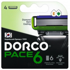 DORCO Kассеты SXA1040 для бритья Dorco Pace 6