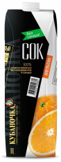 Сок Кубаночка Апельсин 1л.т/п