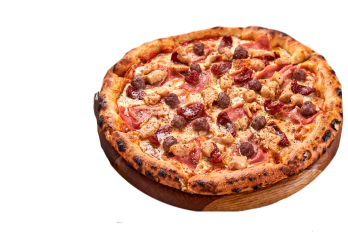 Пицца “Мясная” на авторском тесте, 630 г.