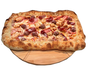 Пицца “Мясная”, на римском тесте, 610 г.